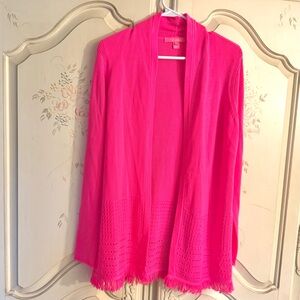 Lilly Pulitzer Women’s S Noble Cardigan Sweater in Pink Isle